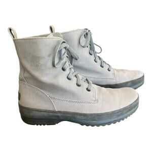 Sorell Mens Woodbine Surplus Boots 13 Canvas Combat